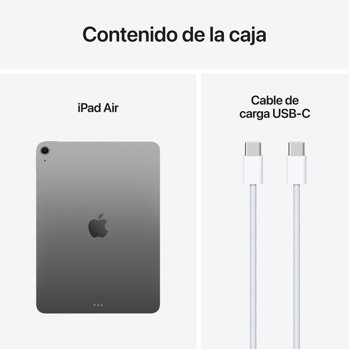 EAN 0195950000108 - Apple iPad Air Apple M 1 TB 27,9 cm (11") 8 GB Wi-Fi 6E (802.11ax) iPadOS 18 Gris imagen 10