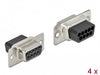EAN 4043619667192 - DeLOCK 66719 conector Negro, Plata imagen 1