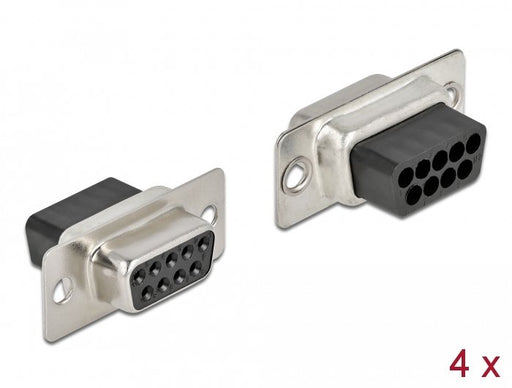 EAN 4043619667192 - DeLOCK 66719 conector Negro, Plata imagen 1