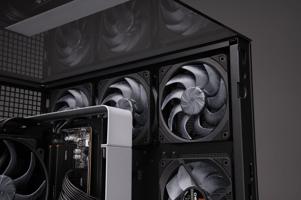 EAN 9010018100778 - Noctua NF-A12x25 G2 PWM Sx2-PP chromax.black Carcasa del ordenador Ventilador 12 cm Negro 2 pieza(s) imagen 3