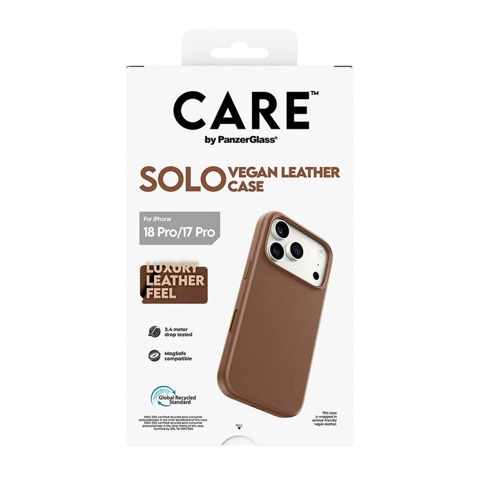 EAN 5715685044434 - PanzerGlass CARE™ by ® Solo Vegan Leather Case Brown w. MagSafe iPhone 2026 Pro | 17 Pro funda para teléf imagen 3