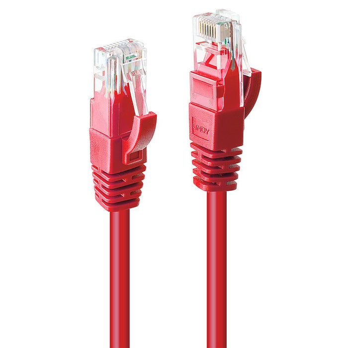EAN 4002888480352 - Lindy 48035 cable de red Rojo 5 m Cat6 U/UTP (UTP) imagen 1