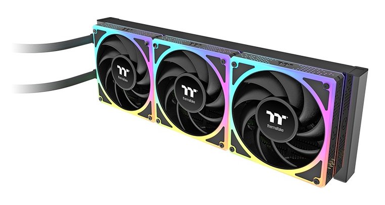 EAN 4711658545510 - Thermaltake MAGCurve 360 Ultra AIO ARGB Fan Placa base Kit de refrigeración líquida 12 cm Negro 1 pieza(s imagen 4