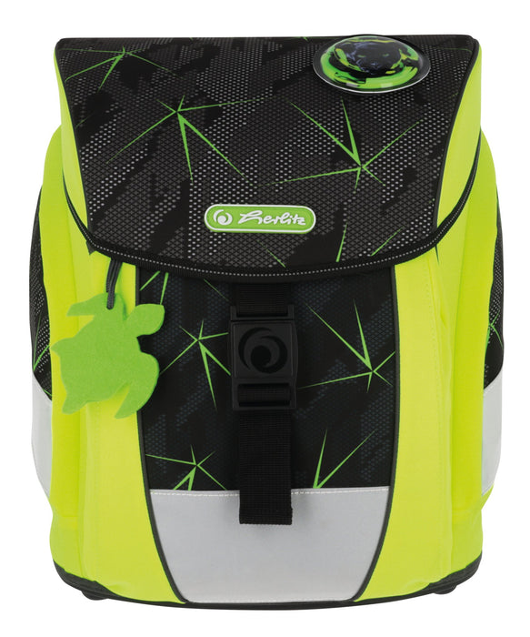 EAN 4008110370675 - Herlitz FiloActive Plus DIN Wild Life juego de mochila escolar Niño Poliéster Negro, Verde imagen 2