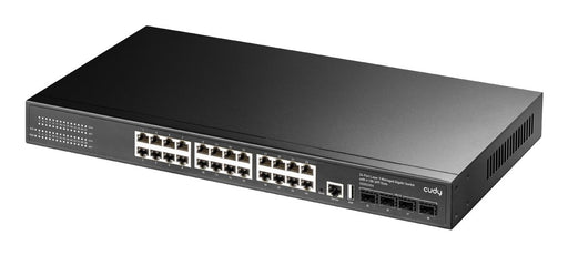 EAN 6971690792862 - Cudy GS5024S4 switch Gestionado L3 Gigabit Ethernet (10/100/1000) Negro imagen 2