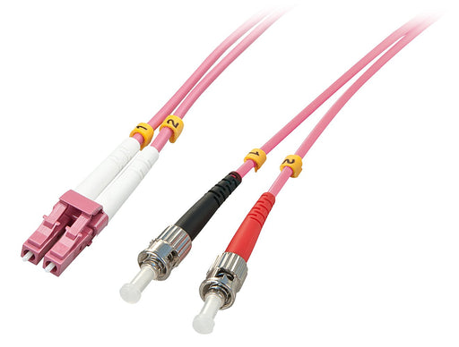 EAN 4002888463522 - Lindy 46352 Cable de fibra óptica e InfiniBand 3 m LC ST Rosa imagen 1