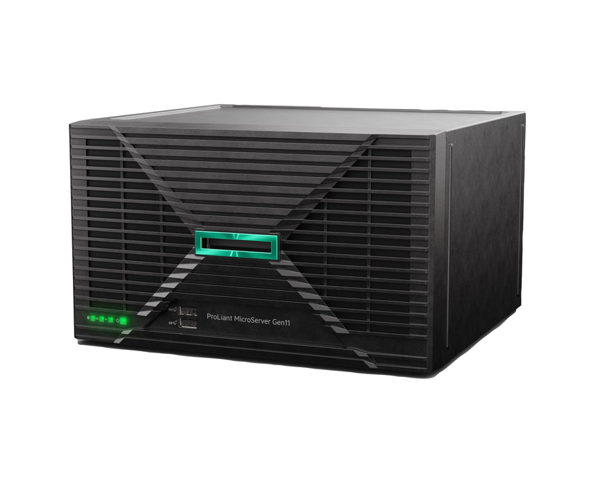 EAN 0190017743103 - HPE ProLiant MicroServer Gen11 G7400 2c 16GB-U 4LFF-NHP 1TB HDD 180W Ext PS EMEA Cmp Module Server servid imagen 2