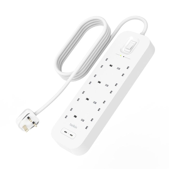 EAN 0745883855674 - Belkin Connect Blanco 8 salidas AC 2 m imagen 3