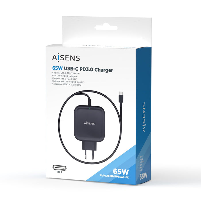 EAN 8436574707939 - AISENS ASCH-1PD65WL-BK cargador de dispositivo móvil Cámara digital, Teléfono móvil, Smartphone, Tableta  imagen 3