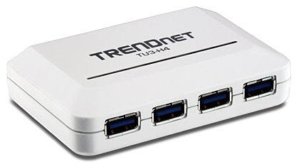 EAN 0710931302332 - Trendnet TU3-H4 hub de interfaz 5000 Mbit/s Blanco imagen 1