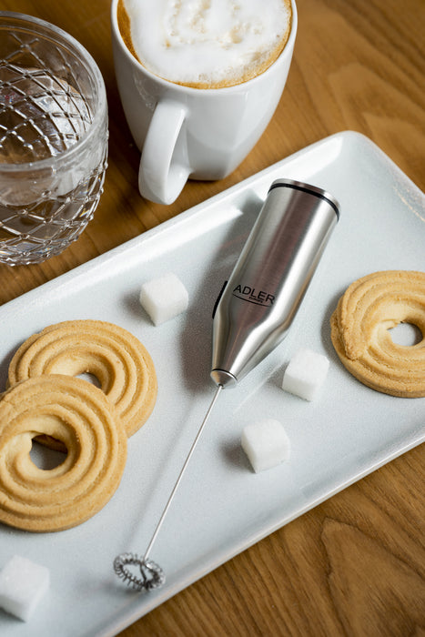EAN 5903887806077 - Adler AD 4500 espumador o calentador de leche Handheld electric milk frother Acero inoxidable imagen 9