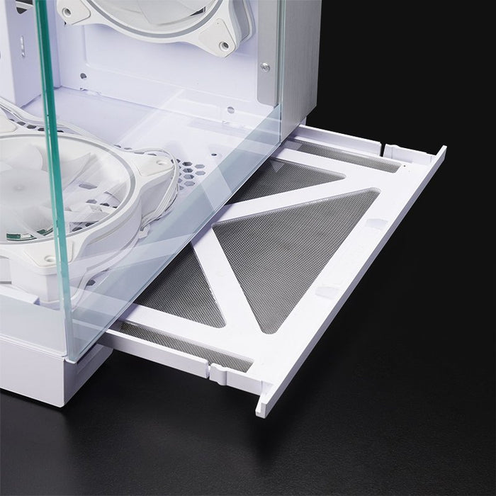 EAN 753263079145 - Chieftec GM-30W-TG-OP carcasa de ordenador Cubo Blanco imagen 9