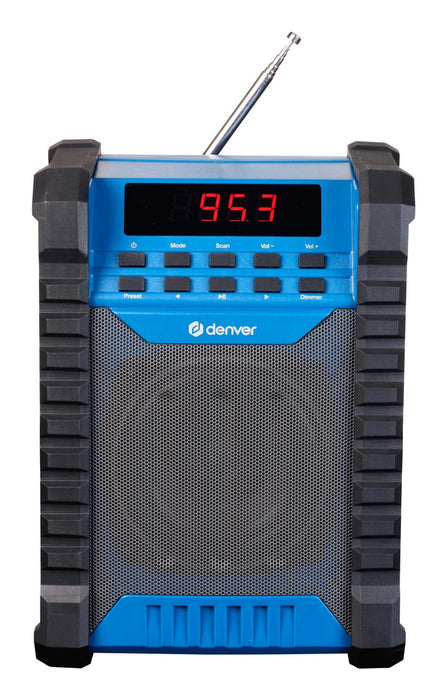 EAN 5706751073649 - Denver WRB-60 transmisor FM Bluetooth Azul, Gris imagen 1