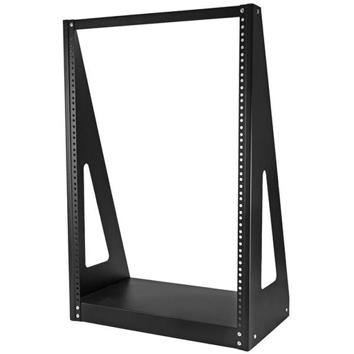 EAN 65030866521 - StarTech.com 2POSTRACK16 armario rack Rack o bastidor independiente Negro imagen 1