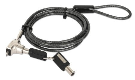 EAN 0766623440486 - Manhattan 440486 cable antirrobo Negro, Translúcido 1,8 m imagen 1
