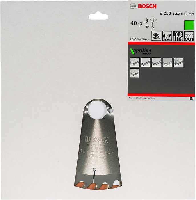 EAN 3165140195027 - Bosch ‎2608640728 hoja de sierra circular 25 cm 1 pieza(s) imagen 2
