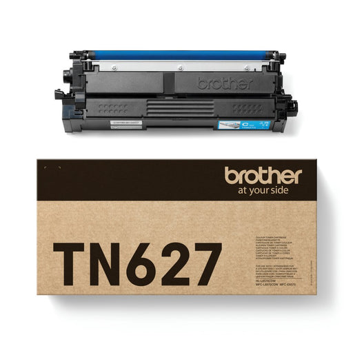 EAN 4977766843645 - Brother TN-627C cartucho de tóner 1 pieza(s) Original Cian imagen 1