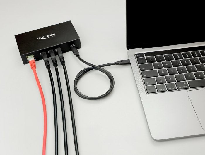 EAN 4043619643363 - DeLOCK 64336 hub de interfaz USB 3.2 Gen 1 (3.1 Gen 1) Type-C 5000 Mbit/s Negro imagen 3