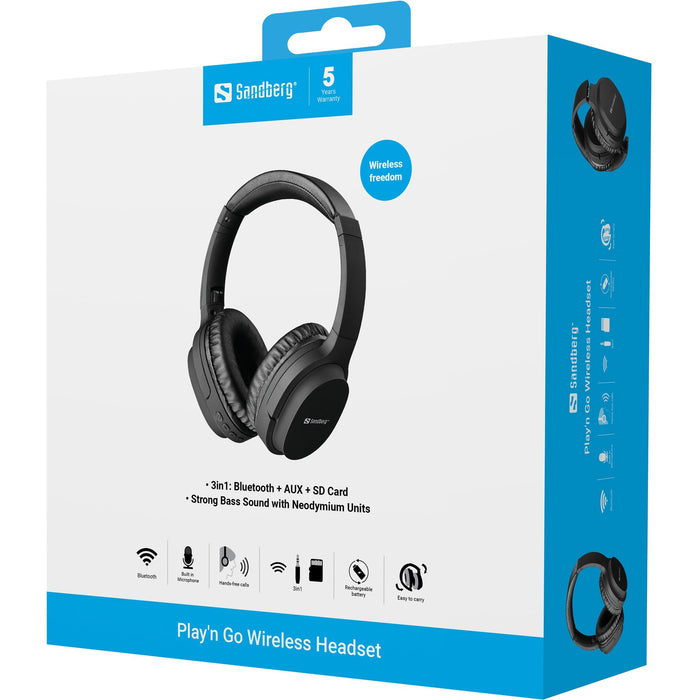 EAN 5705730126376 - Sandberg 126-37 auricular y casco Auriculares Inalámbrico y alámbrico Diadema Llamadas/Música USB Tipo C  imagen 4