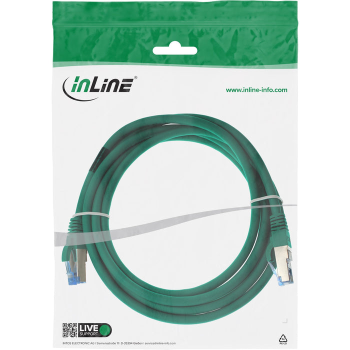 EAN 4043718088768 - InLine 76811G cable de red Verde 1 m Cat6a S/FTP (S-STP) imagen 4