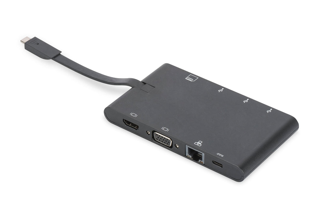 EAN 4016032441250 - Digitus DA-70865 base para portátil y replicador de puertos Alámbrico USB 3.2 Gen 1 (3.1 Gen 1) Type-C Ne imagen 1