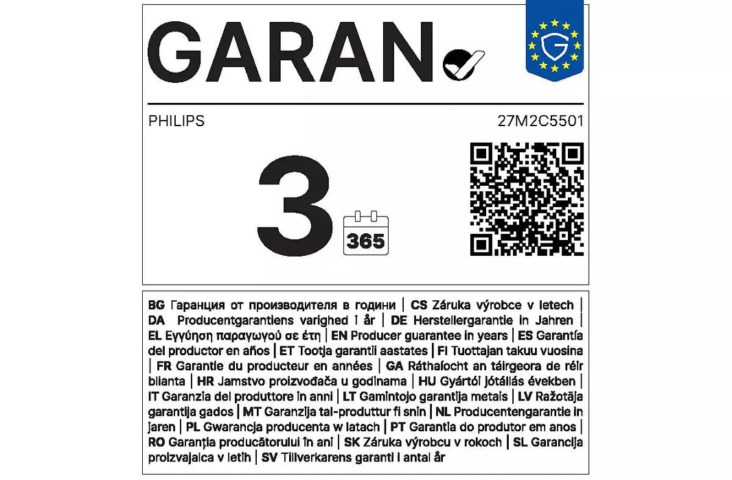 EAN 8721038002638 - Philips Evnia 5000 27M2C5501/00 pantalla para PC 68,6 cm (27") 2560 x 1440 Pixeles Quad HD LCD Blanco imagen 11