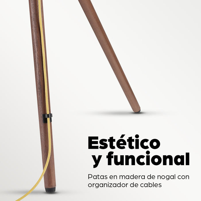 EAN 0766623461795 - Manhattan 461795 soporte para monitor 165,1 cm (65") Piso Azul, Marrón imagen 14