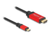 EAN 4043619800957 - DeLOCK 80095 adaptador de cable de vídeo USB Tipo C Negro, Rojo imagen 1