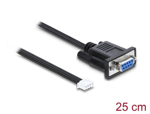 EAN 4043619912902 - DeLOCK 91290 cable de serie Negro 0,25 m JST-XHR-4P imagen 1