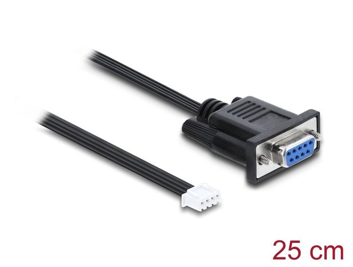 EAN 4043619912902 - DeLOCK 91290 cable de serie Negro 0,25 m JST-XHR-4P imagen 1