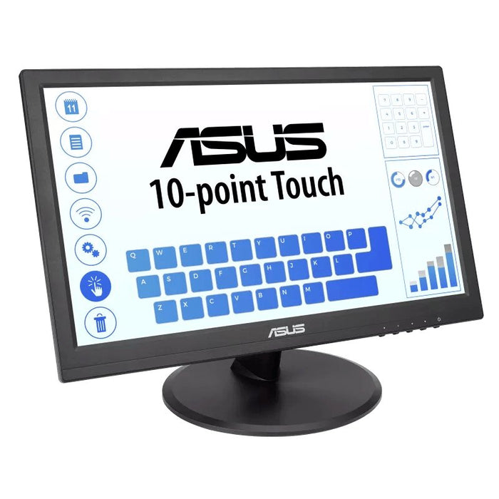 EAN 4711081368403 - ASUS VT168HR pantalla para PC 39,6 cm (15.6") 1366 x 768 Pixeles WXGA LED Pantalla táctil Negro imagen 4