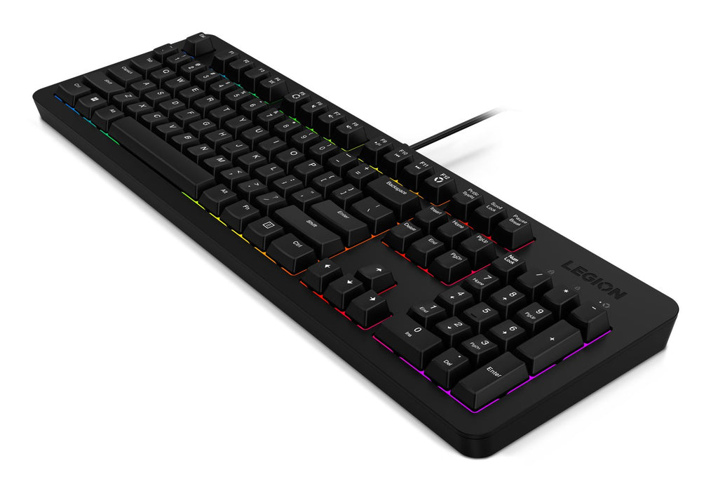 EAN 0195892097143 - Lenovo K310 teclado Juego USB Inglés de EE. UU. Negro imagen 5