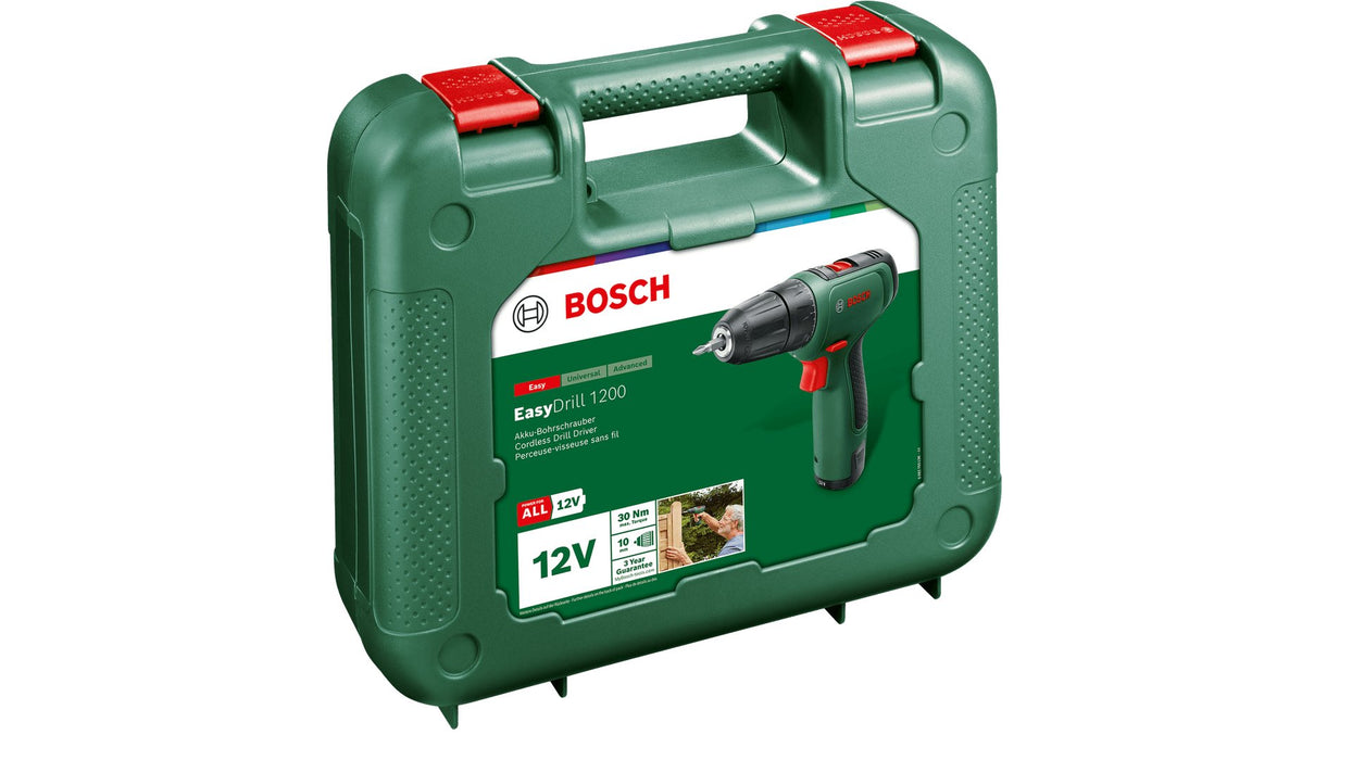EAN 4053423224856 - Bosch EasyDrill 1200 1500 RPM Sin llave 940 g Negro, Verde imagen 3