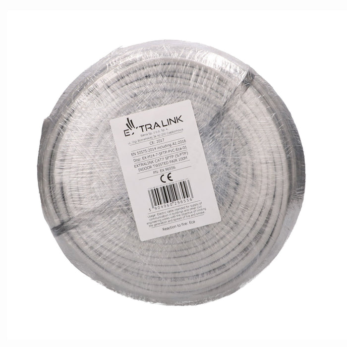 EAN 5904960296556 - Extralink CAT7 SFTP (S/FTP) INDOOR TWISTED PAIR 100M cable de red imagen 5