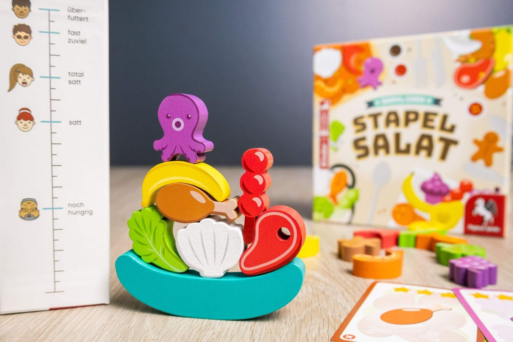 EAN 4250231739231 - Pegasus Spiele Stapelsalat Stacked salad 20 min Juego de mesa Educativo imagen 5