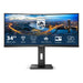 EAN 8712581760816 - Philips B Line 346B1C/00 pantalla para PC 86,4 cm (34") 3440 x 1440 Pixeles Quad HD LCD Negro imagen 2