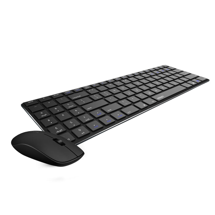 EAN 6940056194145 - Rapoo 9300M teclado Ratón incluido Hogar USB + RF Wireless + Bluetooth QWERTY Negro imagen 3