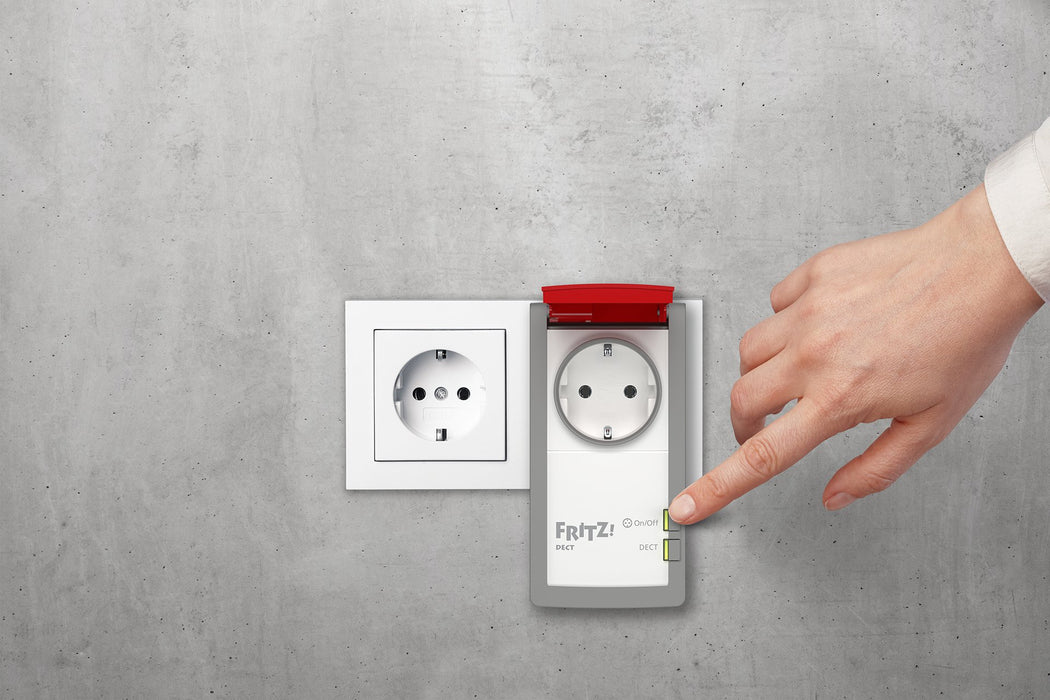 EAN 4023125027574 - DECT FRITZ! 210 INT enchufe inteligente 3450 W Gris, Rojo, Blanco imagen 4