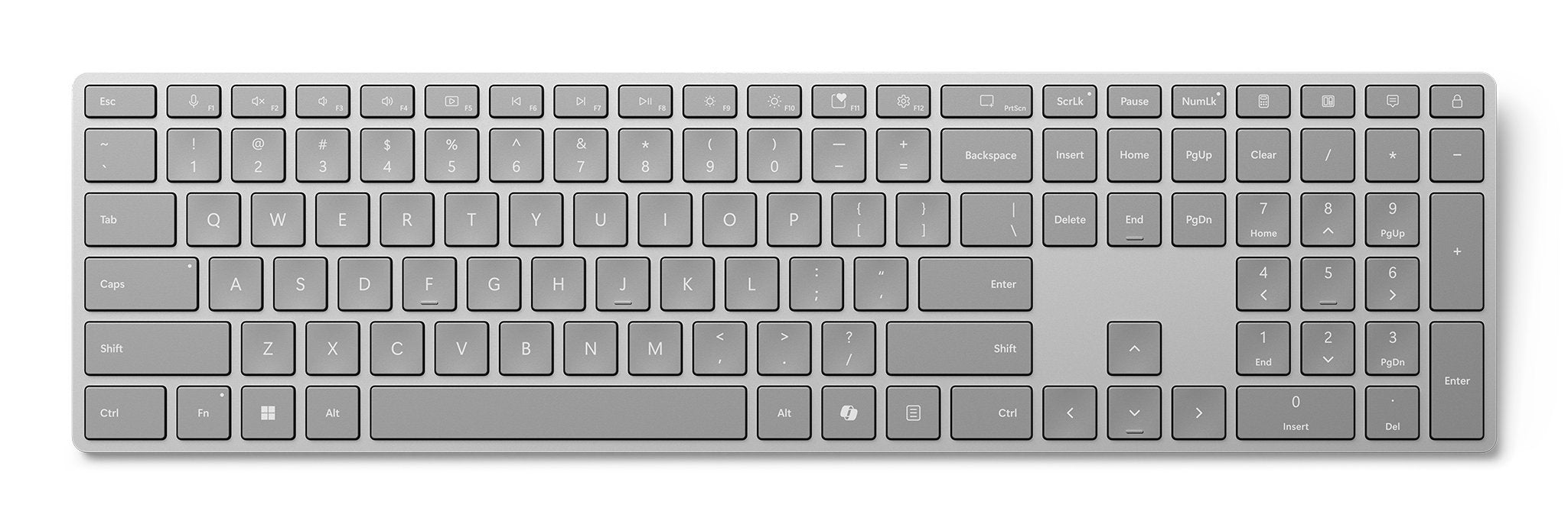 EAN 196388386260 - Microsoft Surface Keyboard (2nd Edition) teclado Hogar / Oficina Bluetooth Nórdico Gris imagen 1