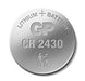 EAN 4891199212178 - GP Batteries Lithium CR2430 Batería de un solo uso Lithium-Manganese Dioxide (LiMnO2) imagen 1