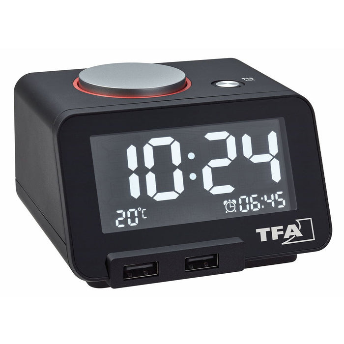 EAN 4009816030153 - TFA-Dostmann Homtime Reloj despertador analógico Negro imagen 1