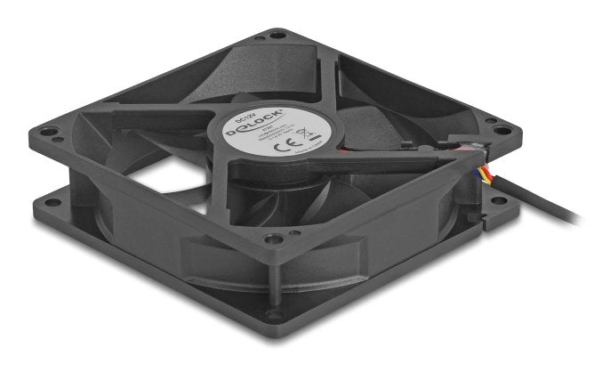 EAN 4043619672974 - DeLOCK 67297 sistema de refrigeración para ordenador Carcasa del ordenador Ventilador 9,2 cm Negro 1 piez imagen 2