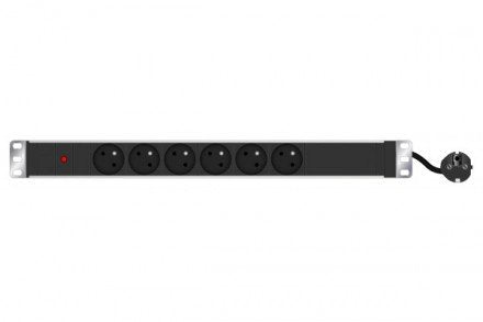 EAN 5420016835383 - LOGON TUPS045 limitador de tensión Negro 6 salidas AC 1,5 m imagen 1