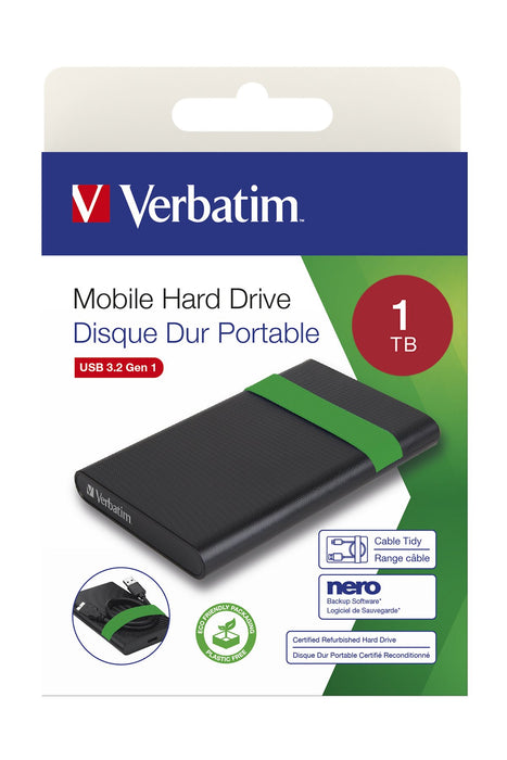 EAN 23942531128 - Verbatim 53112 disco duro externo 1 TB 5400 RPM 2.5" USB Tipo B 3.2 Gen 1 (3.1 Gen 1) Negro imagen 4