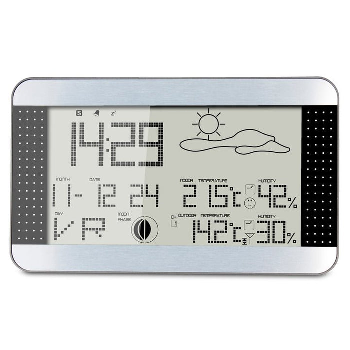 EAN 8712412533152 - Alecto WS-1700 Negro, Plata LCD Batería imagen 1