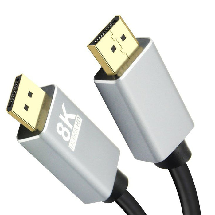 EAN 4005938884438 - Helos 288443 cable DisplayPort 1 m Negro, Gris imagen 1