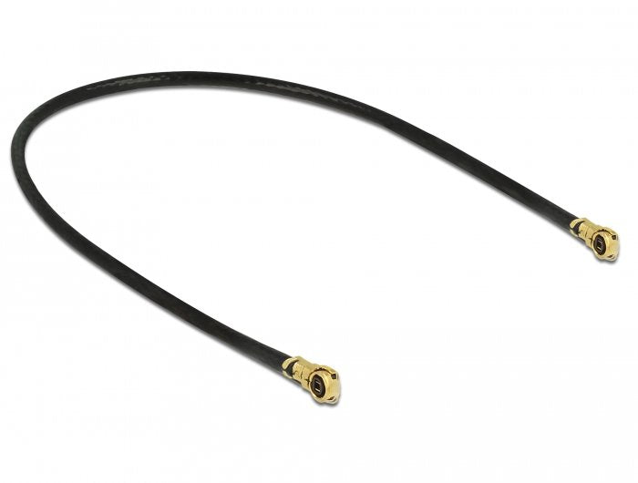 EAN 4043619896424 - DeLOCK 89642 cable coaxial 1.13 0,1 m MHF IV/ HSC MXHP32 Negro, Oro imagen 2