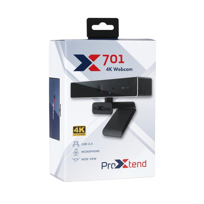 EAN 5714590006070 - ProXtend X701 4K cámara web 8 MP 3840 x 2160 Pixeles USB 2.0 Negro imagen 5
