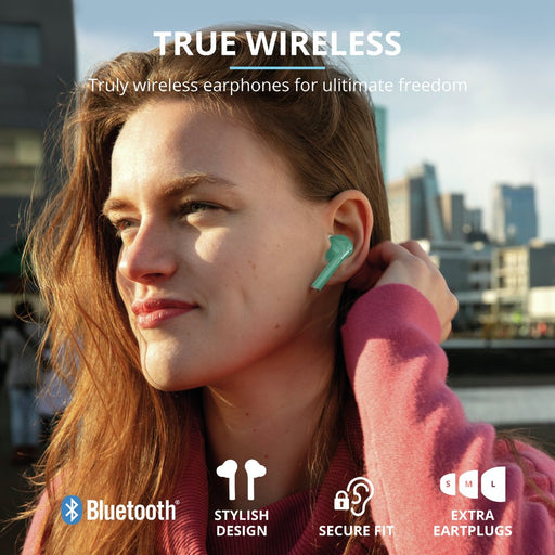 EAN 8713439237030 - Trust Nika Auriculares True Wireless Stereo (TWS) Dentro de oído Llamadas/Música Bluetooth Turquesa imagen 2
