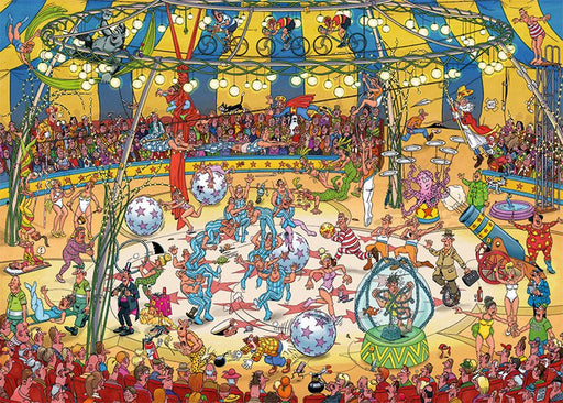 EAN 8710126190890 - Jan van Haasteren Acrobate Circus 1000 pcs Puzzle rompecabezas 1000 pieza(s) Cómics imagen 2